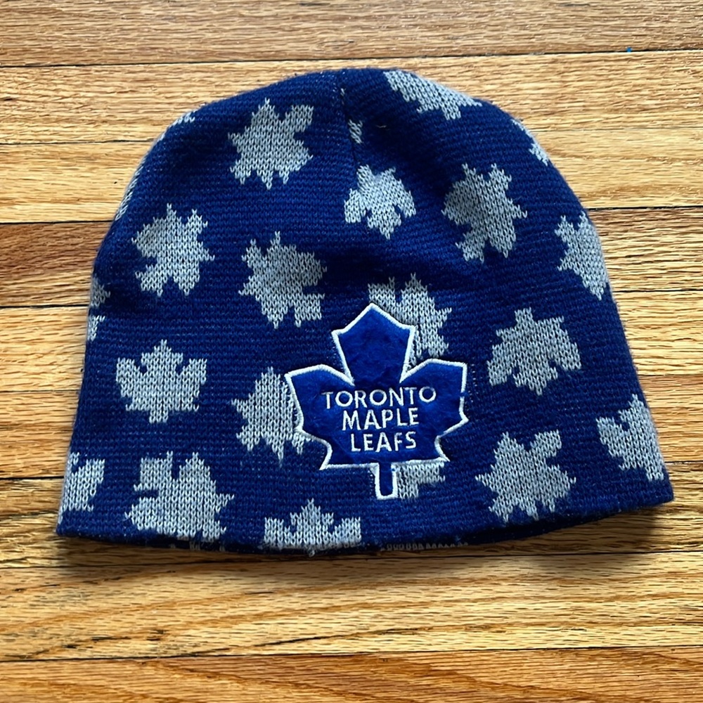 Vintage Toronto Maple Leafs Beanie / AOP / NHL / The Home Game INC
